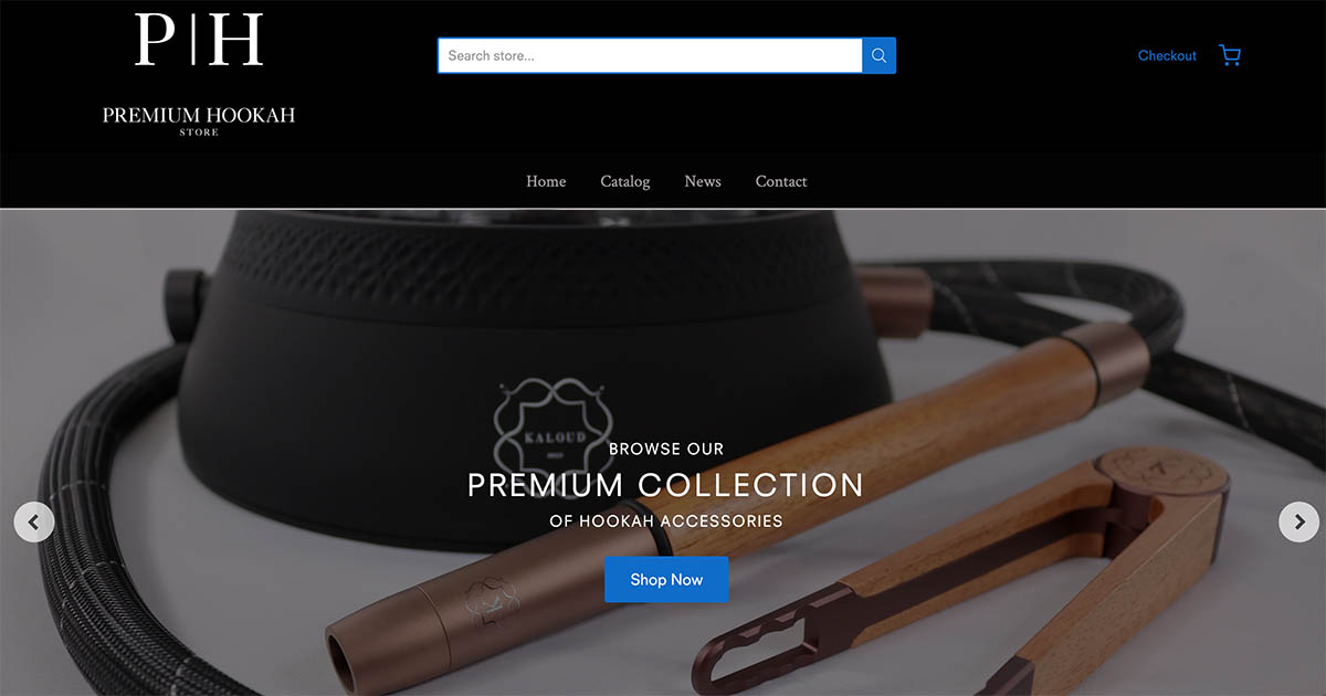 Local eCommerce Website Development and Premium Hookah Store in Des Plaines